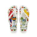 EXCLUSIVE! FARM RIO 'Social Birds' flip flops / sandals
