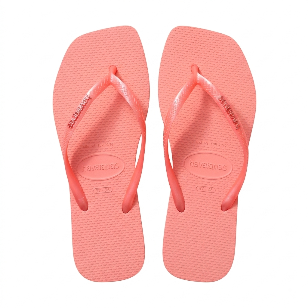 Havaianas SQUARE METALLIC LOGO flip flops / sandals