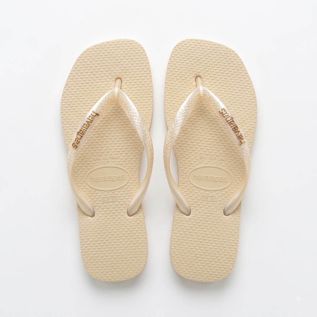 Havaianas SQUARE METALLIC LOGO flip flops / sandals