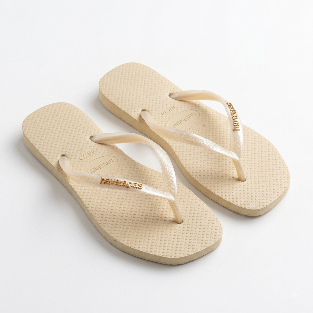 Havaianas SQUARE METALLIC LOGO flip flops / sandals