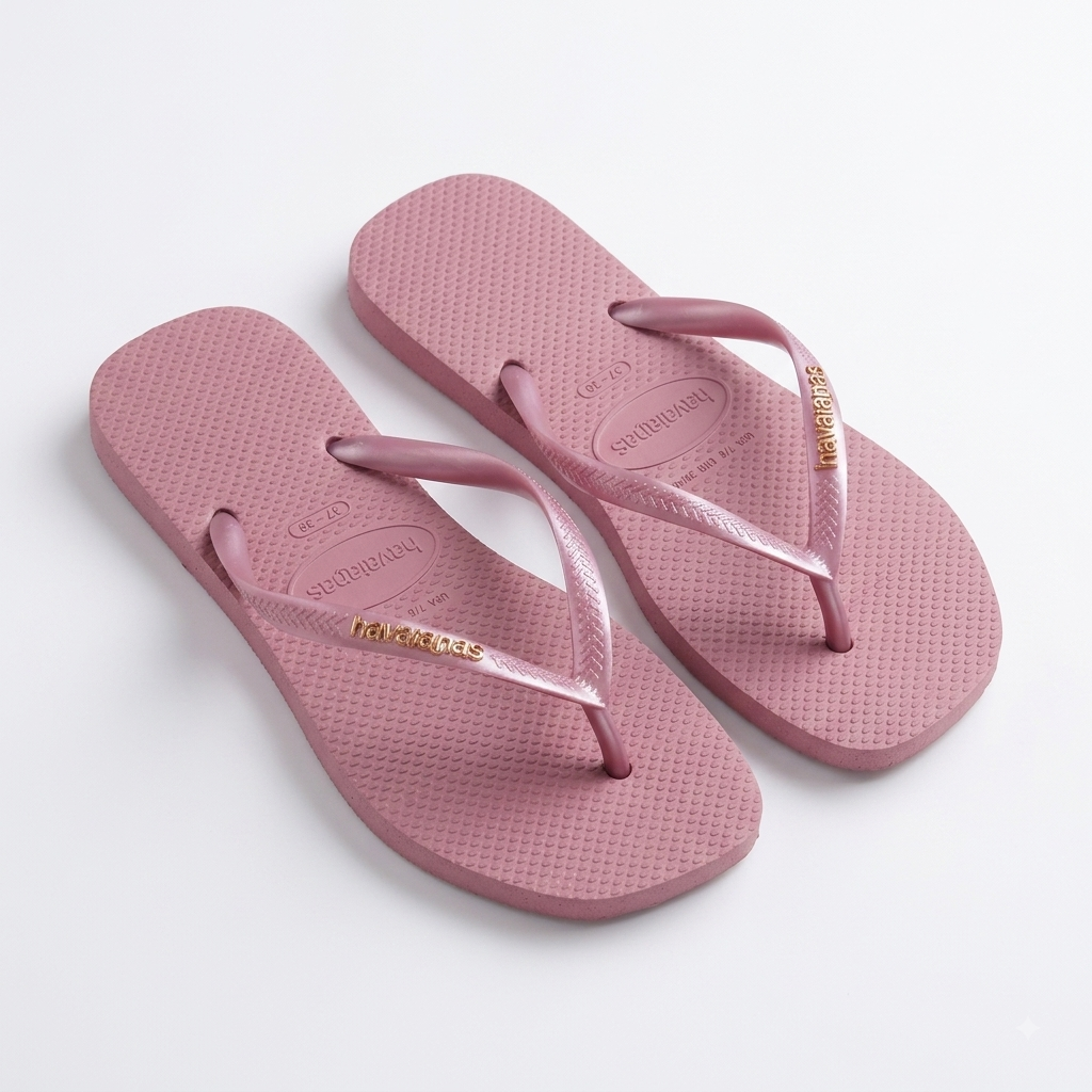 Havaianas SQUARE METALLIC LOGO flip flops / sandals